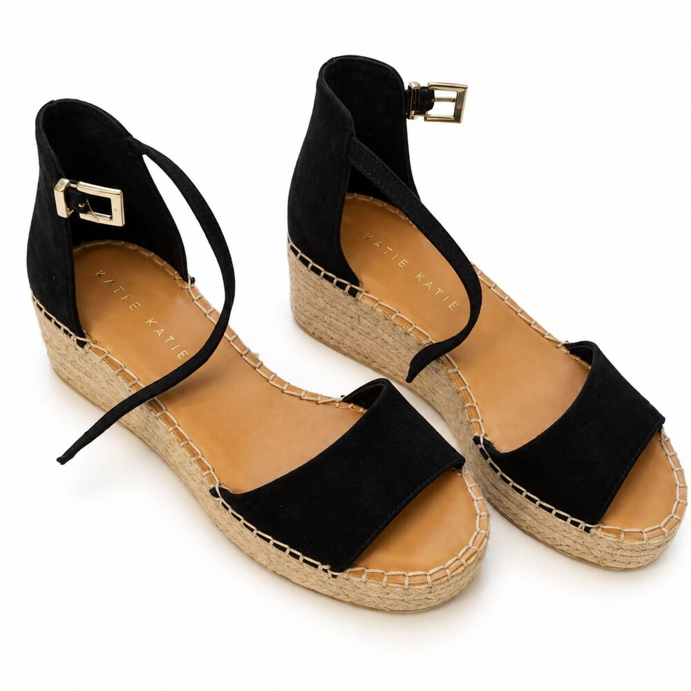 Kelly & Katie Ankle Strap Wedge Sandals Womens